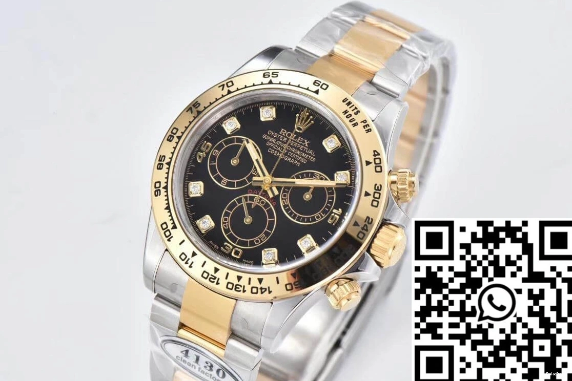 M116503-0008 Clean V3 Cosmograph Factory Black Rolex Dial Daytona 0422